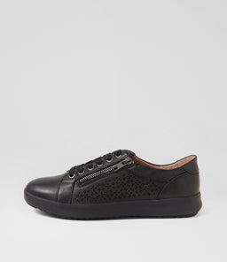 ZARINA SU BLACK BLACK LEATHER