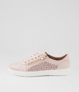 ZARINA SU PINK&SILVER SCRATCH LEATHER