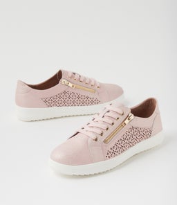ZARINA SU PINK&SILVER SCRATCH LEATHER