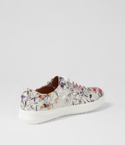 ZARINA SU WHITE FIELDS WHITE SOLE LEATHER