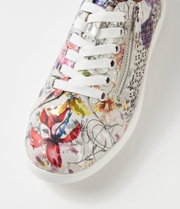 ZARINA SU WHITE FIELDS WHITE SOLE LEATHER