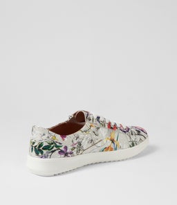 ZARALA SU WHITE FIELDS WHITE SOLE LEATHER