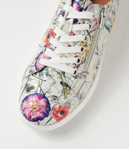 ZARALA SU WHITE FIELDS WHITE SOLE LEATHER
