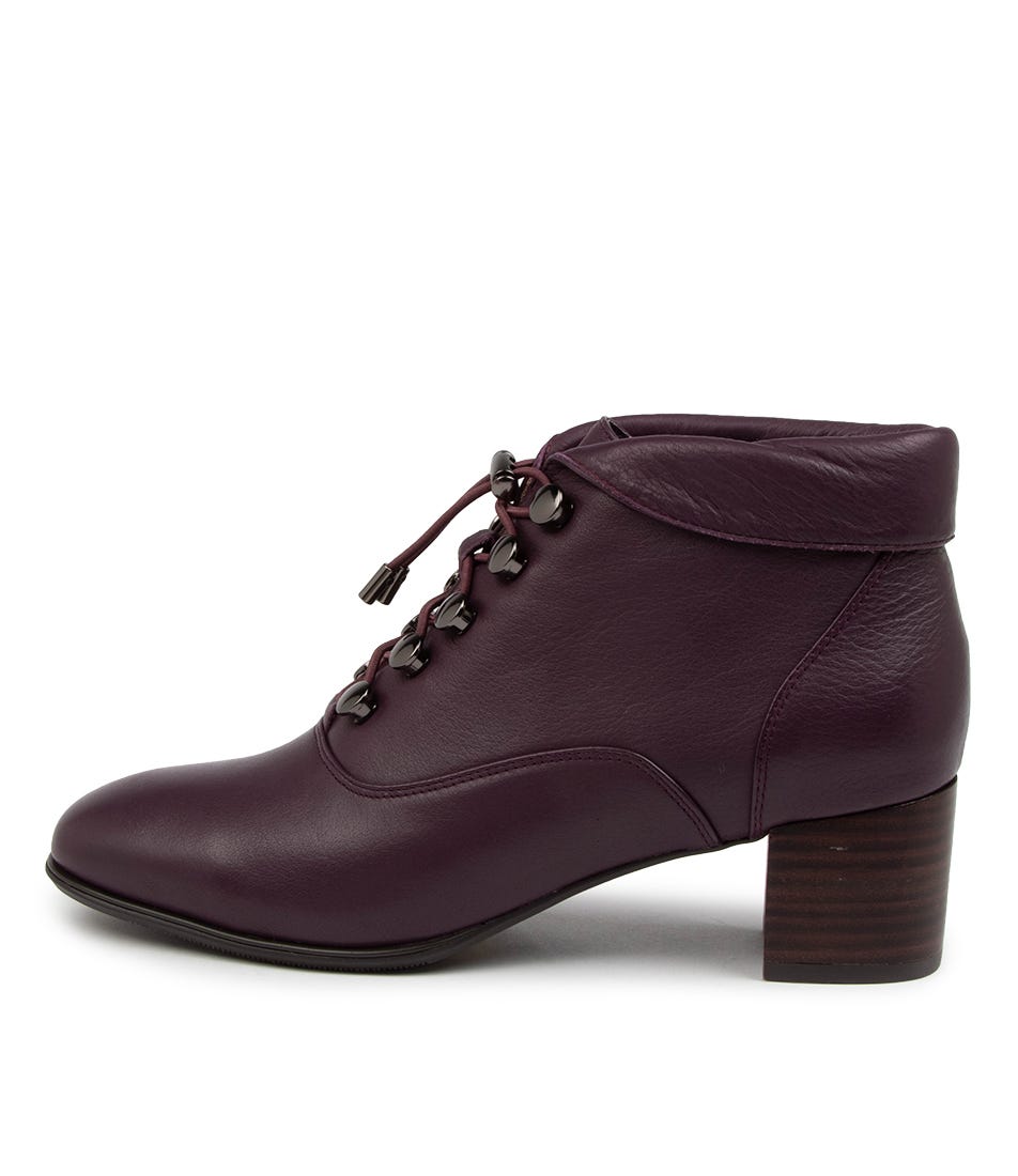 Buy Supersoft Gerdie Su Dk Purple Ankle Boots online with free shipping