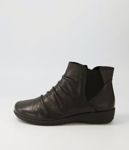 PANKA SU BLACK LEATHER ELASTIC