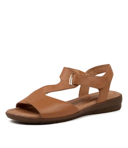 FANNE2 SU DK TAN LEATHER