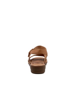 FANNE2 SU DK TAN LEATHER