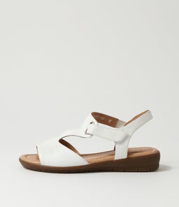 FANNE2 SU WHITE LEATHER