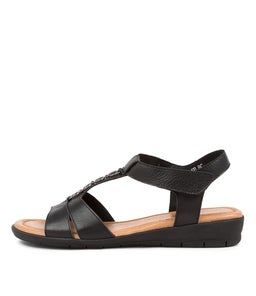 FERRARO2 SU BLACK LEATHER