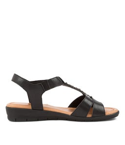 FERRARO2 SU BLACK LEATHER