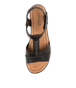 FERRARO2 SU BLACK LEATHER