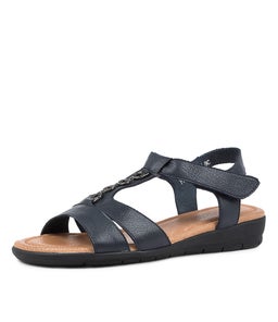 FERRARO2 SU NAVY LEATHER