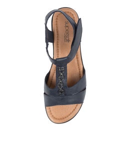 FERRARO2 SU NAVY LEATHER