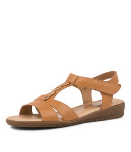 FERRARO2 SU DK TAN LEATHER