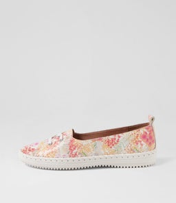 WOMANS SU PINK BOTANIC LEATHER