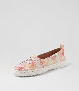 WOMANS SU PINK BOTANIC LEATHER