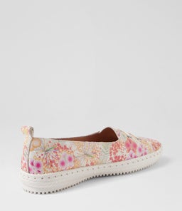 WOMANS SU PINK BOTANIC LEATHER