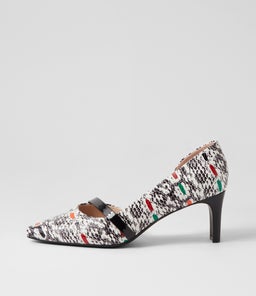 NARDA2 SU CRAZY SNAKE BLACK LEATHER PATENT