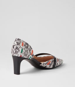 NARDA2 SU CRAZY SNAKE BLACK LEATHER PATENT