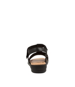 FRANKIE2 SU BLACK LEATHER