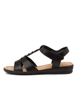FRANKIE2 SU BLACK LEATHER