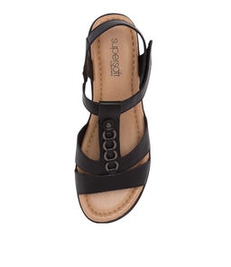 FRANKIE2 SU BLACK LEATHER