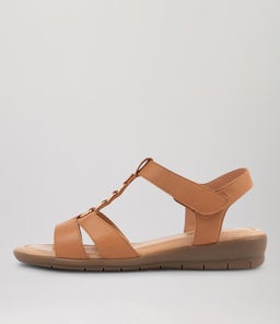 FRANKIE2 SU DK TAN LEATHER