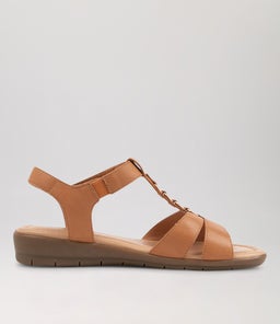 FRANKIE2 SU DK TAN LEATHER
