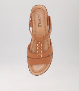 FRANKIE2 SU DK TAN LEATHER