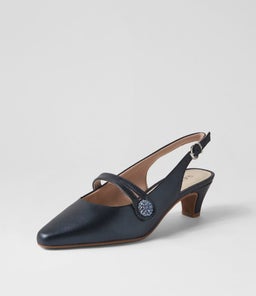 LISSHLE2 SU BLUE METALLIC LEATHER