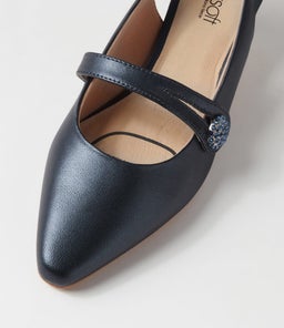 LISSHLE2 SU BLUE METALLIC LEATHER
