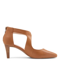MAZING SU DK TAN LEATHER