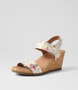 AVERY SU ANTIQUE FLORAL LEATHER
