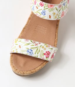 AVERY SU ANTIQUE FLORAL LEATHER