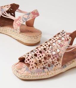PRECHO SU PASTEL FLORAL LEATHER