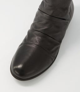 FOIS SU BLACK BLACK SOLE LEATHER