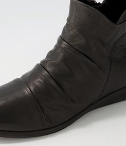 FOIS SU BLACK BLACK SOLE LEATHER