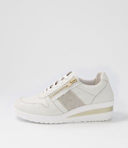 REEHALE SU WHITE SILVER LEATHER JEWELS