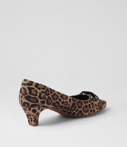 LOVELY SU TAN LEOPARD SUEDE