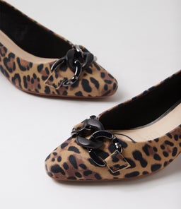 LOVELY SU TAN LEOPARD SUEDE