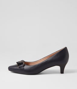 LOVELY SU NAVY LEATHER