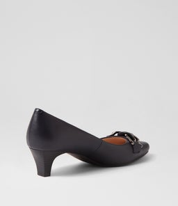 LOVELY SU NAVY LEATHER