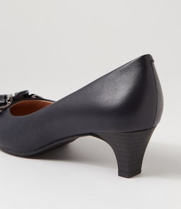 LOVELY SU NAVY LEATHER