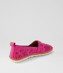 FRAMED SU FUCHSIA LEATHER