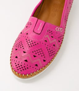 FRAMED SU FUCHSIA LEATHER