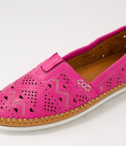 FRAMED SU FUCHSIA LEATHER