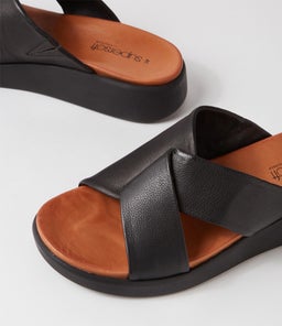 WINSEL SU BLACK BLACK SOLE LEATHER