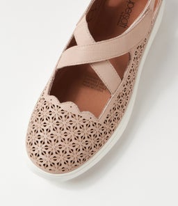 ZESTY SU DK NUDE WHITE SOLE LEATHER