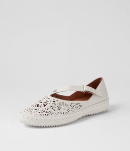 WAIT SU WHITE PEARL WHITE SOLE LEATHER