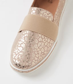 ASK SU PEWTER LEOPARD PRINT SUEDE